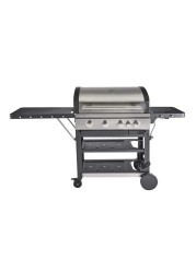 GoodHome Owsley 4-Burner Gas BBQ W/1 Side Burner