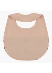 Giggles Embroidered Bib