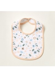 Juniors Printed Bib with Button Closure - Set of 2