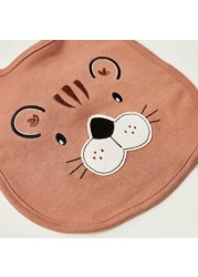 Juniors Printed Bib with Button Closure