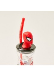 Spider-Man 3D Figurine Tumbler with Straw - 360 ml