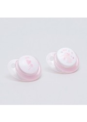 NUK Baby Rose Printed Soother - Set of 2