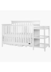 Dream On Me Chloe 3-in-1 Convertible Crib with Changer