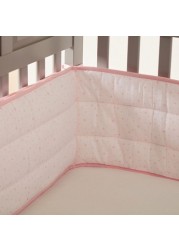 Juniors Star Print Cot Bumper - 390x30 cms