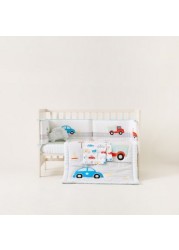 Juniors Car Print 5-Piece Comfortor Set