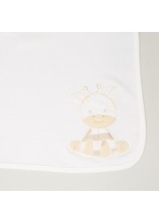 Juniors Embroidered Detail Blanket - 76x102