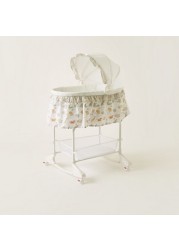 Juniors Printed Bassinet with Canopy