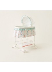 Juniors Printed Bassinet with Canopy