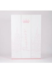 Disney Princess 3-Door Wardrobe