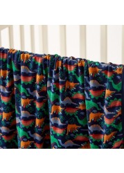 Juniors Dinosaur Print Receiving Blanket