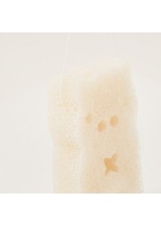 Bebecare Teddy Bear Natural White Konjac Bath Sponge