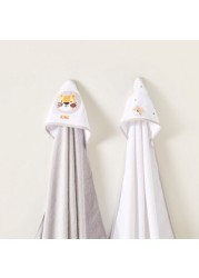 Juniors 2-Piece Hooded Towel Set - 75x75 cms