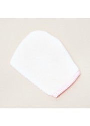 Juniors Textured Hooded Towel with Mitten - 75x90 cms