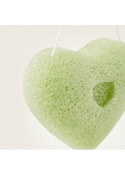 Bebecare Bicentric Heart Green Tea Konjac Bath Sponge