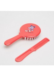 Disney Mickey Mouse Print Comb and Hairbrush