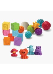 Infantino Sensory Balls with Blocks and Buddies Playset