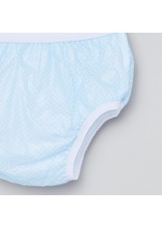 Juniors Printed Washable Trainer Briefs