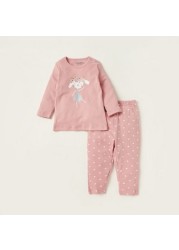 Juniors Printed T-shirt and Full Length Pyjama - Set of 3