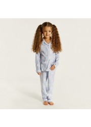 Juniors Printed Long Sleeve Shirt and Pyjama Set