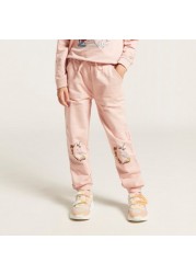 Juniors Unicorn Print Joggers with Drawstring and Pockets