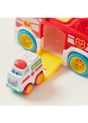 Little Learner Vroom Vroom Fire Truck Playset