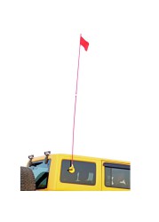 American Off Road Red Flag Pole (275 cm)