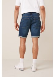 Denim Shorts Straight Fit