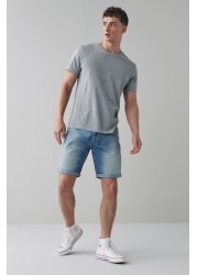 Denim Shorts Straight Fit