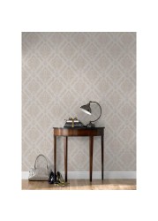 Graham & Brown Vermeil Vinyl Coated Damask Damaris Wallpaper, 104156