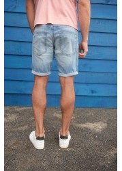 Denim Shorts Slim Fit