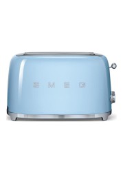 SMEG TSF02PBUK 50s Retro Style Toaster (1500 W, Pastel Blue)