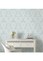 Graham & Brown Empress Vinyl Coated Venetian Damask Wallpaper, 33374