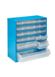 Mac Allister Resin & Metal Organiser Cabinet W/Removable Drawers (15 x 32.8 cm)