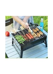 Generic Portable BBQ Charcoal Grill Black 35x20x27cm