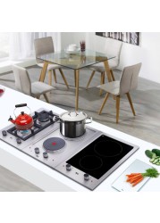 Teka Built-In 2-Burner Gas Hob, EFX 30.1 2G AI AL CI (4.5 x 30.5 x 51 cm)