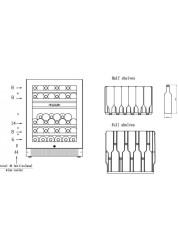 Vestfrost W32 Chiller (106 L, Black)