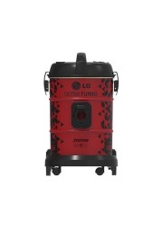 LG Pot Vacuum Cleaner, 21 Liters Dust Capacity, 2,000 Watt Max power, VP7320NNTG, RED Color