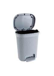 Hobby Life Plastic Diamond Pedal Dustbin (6.5 L, 19.5 x 25 x 30.5 cm)