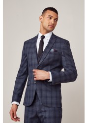 Check Suit: Jacket Skinny Fit