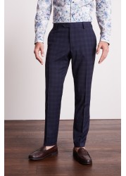 Check Formal Trousers Slim Tapered