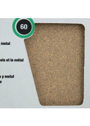 3M All Purpose Sandpaper, 60 Grit (27.9 x 22.8 cm, 25 pcs)