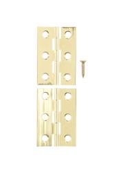 Ace Brass Broad Hinge (5 cm, 2 Pc.)