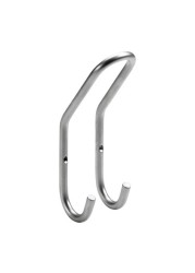 Hettich Steel Dual Prong Clothes Hook