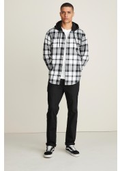 Hooded Check Shirt