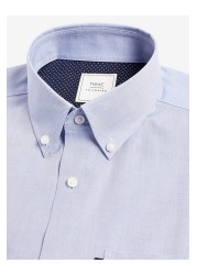 Easy Iron Button Down Oxford Shirt Slim Fit Single Cuff