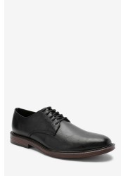 Contrast Sole Derby Shoes