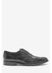 Signature Italian Leather Wing Cap Brogues