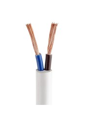 Oshtraco 2-Core Flexible Copper Cable Roll (2.50 mm x 1 m, Sold Per Meter)