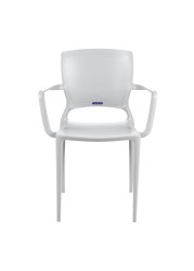 Tramontina Sofia Summa Polypropylene & Fiberglass Closed Backrest Armchair (59 x 84.5 x 50.5 cm)