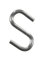 Ace Zinc-Plated Silver Steel S-Hooks 8 pk (1.9 cm, 8 Pc., Small)